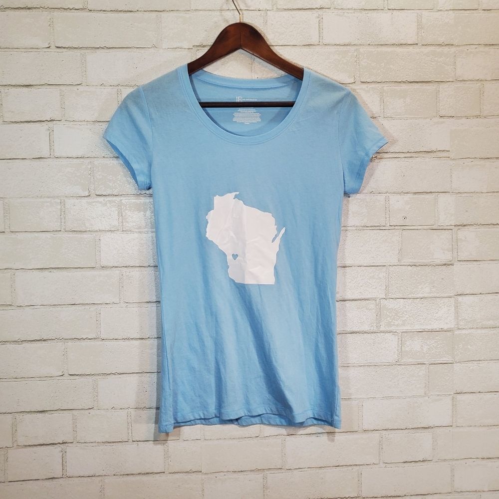 Wisconsin graphic short sleeve tee